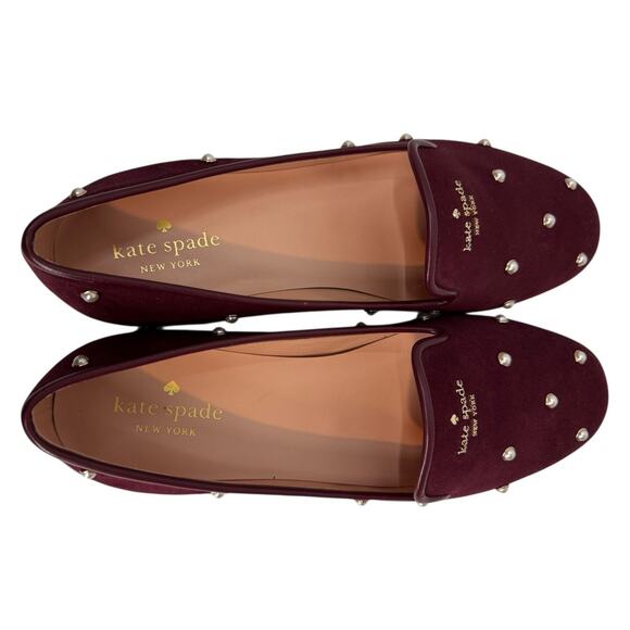 KATE SPADE $249 Claudia Pearl Flats SZ 9.5 NARROW - Picture 7 of 11